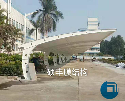 湖北某公司膜結(jié)構(gòu)停車棚