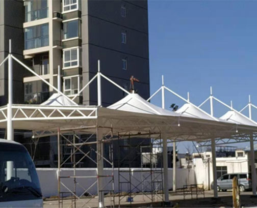 河南周口公交充電樁棚