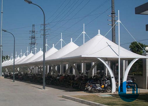 河北某集團(tuán)棚膜結(jié)構(gòu)停車棚