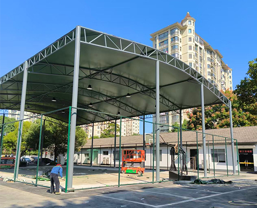 浙江衢州網(wǎng)球館工程案例