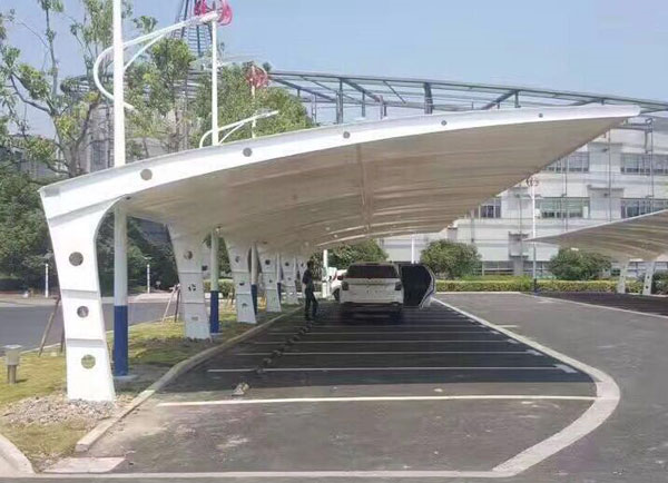 山東某公司停車棚膜結(jié)構(gòu)